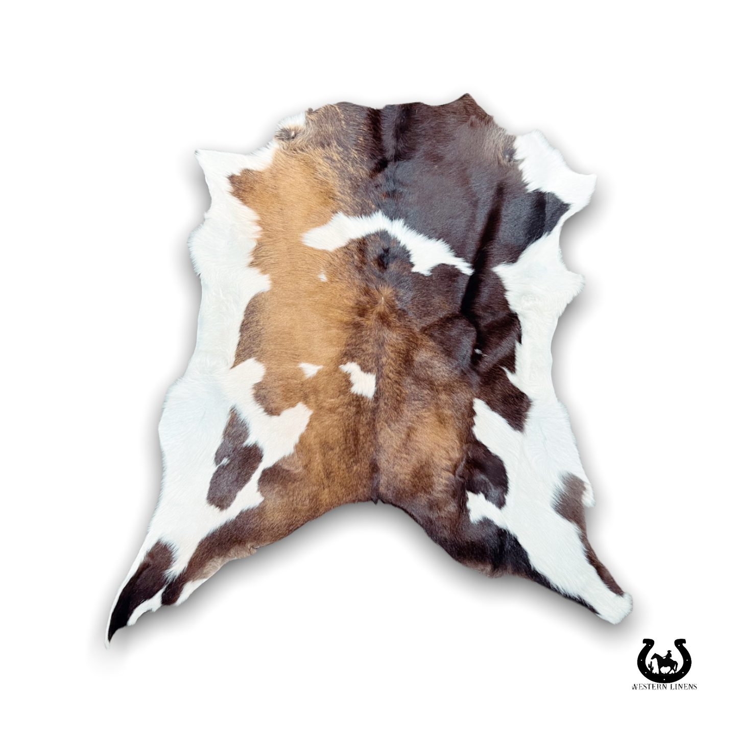 Natural tricolor calf Hide