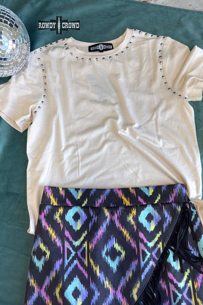 CREAM- Starry Stud Tee